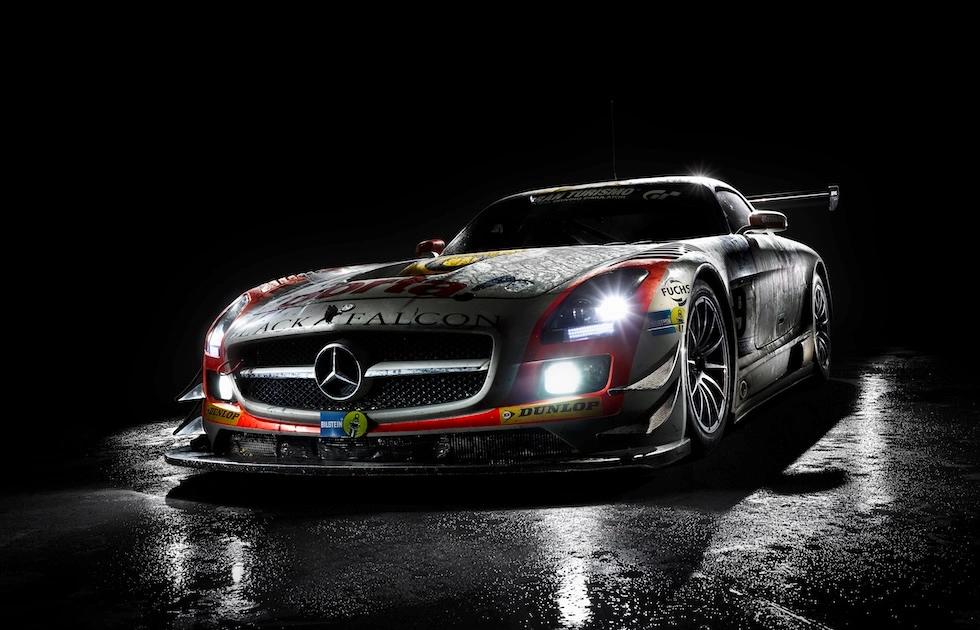 Mercedes-AMG GT on black background