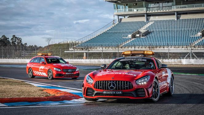 Safety Cars auf der Rennstrecke