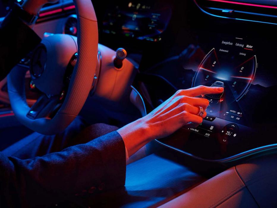 Interior of the Mercedes-AMG EQS 53 4MATIC+