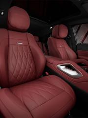 Seats and upholstery of the new Mercedes-AMG GLE-Coupé Arctic Silver MANUFAKTUR Edition