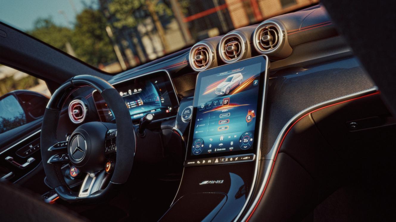 Interieur des Mercedes-AMG GLC 53 4MATIC+ SUV