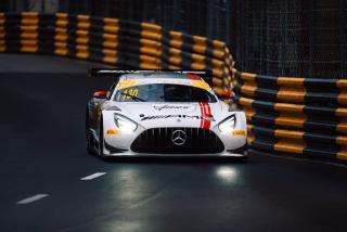 Mercedes-AMG GT on the narrow streets of Macao