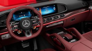 The cockpit of the new Mercedes-AMG GLE-Coupé Arctic Silver MANUFAKTUR Edition
